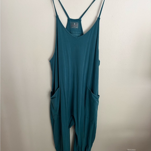 FP Movement by Free People Pants - FPM by Free People Hotshot Onesie Blue Teal Jumpsuit Women’s XS NWOT *flaw
